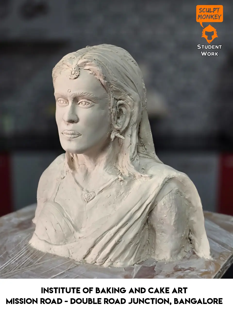 Purvi Final Sculpture 02 - IBCA Bakers Sculpture Class Student