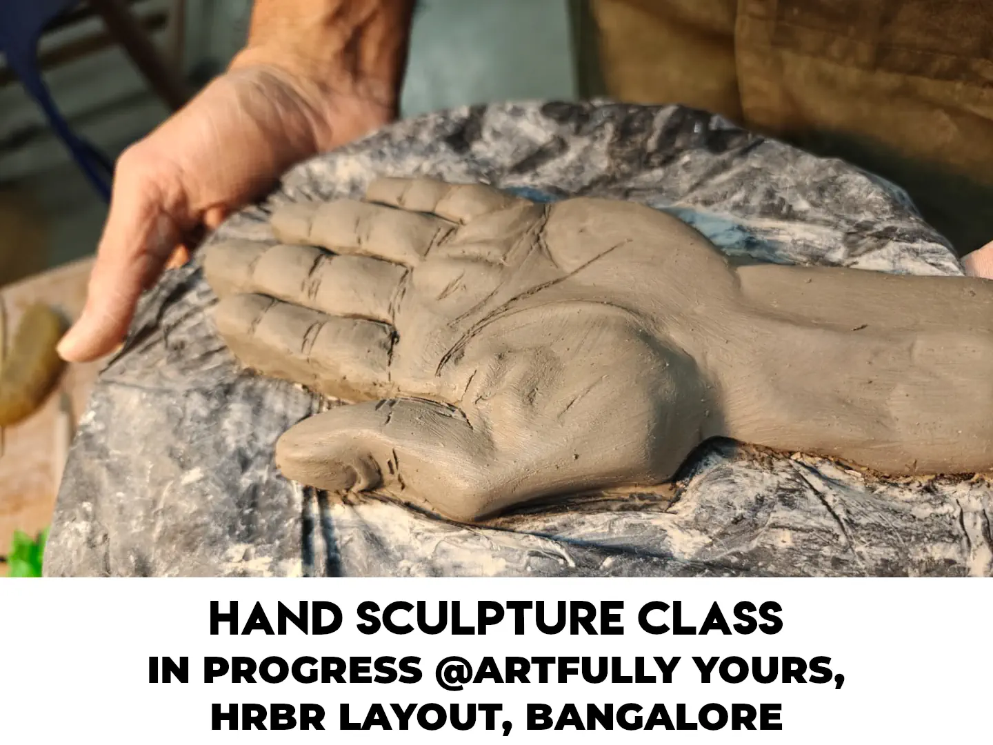 New Course: Hand Sculpture in Natural Clay