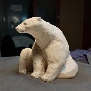 Polar Bear White Workshop Plain Tile