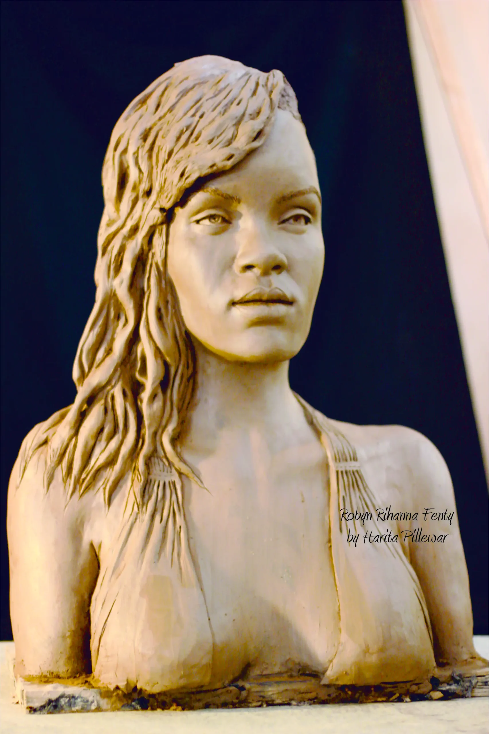 Rihanna Harita Student Sculpture Front